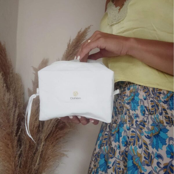 Trousse de toilette faite main